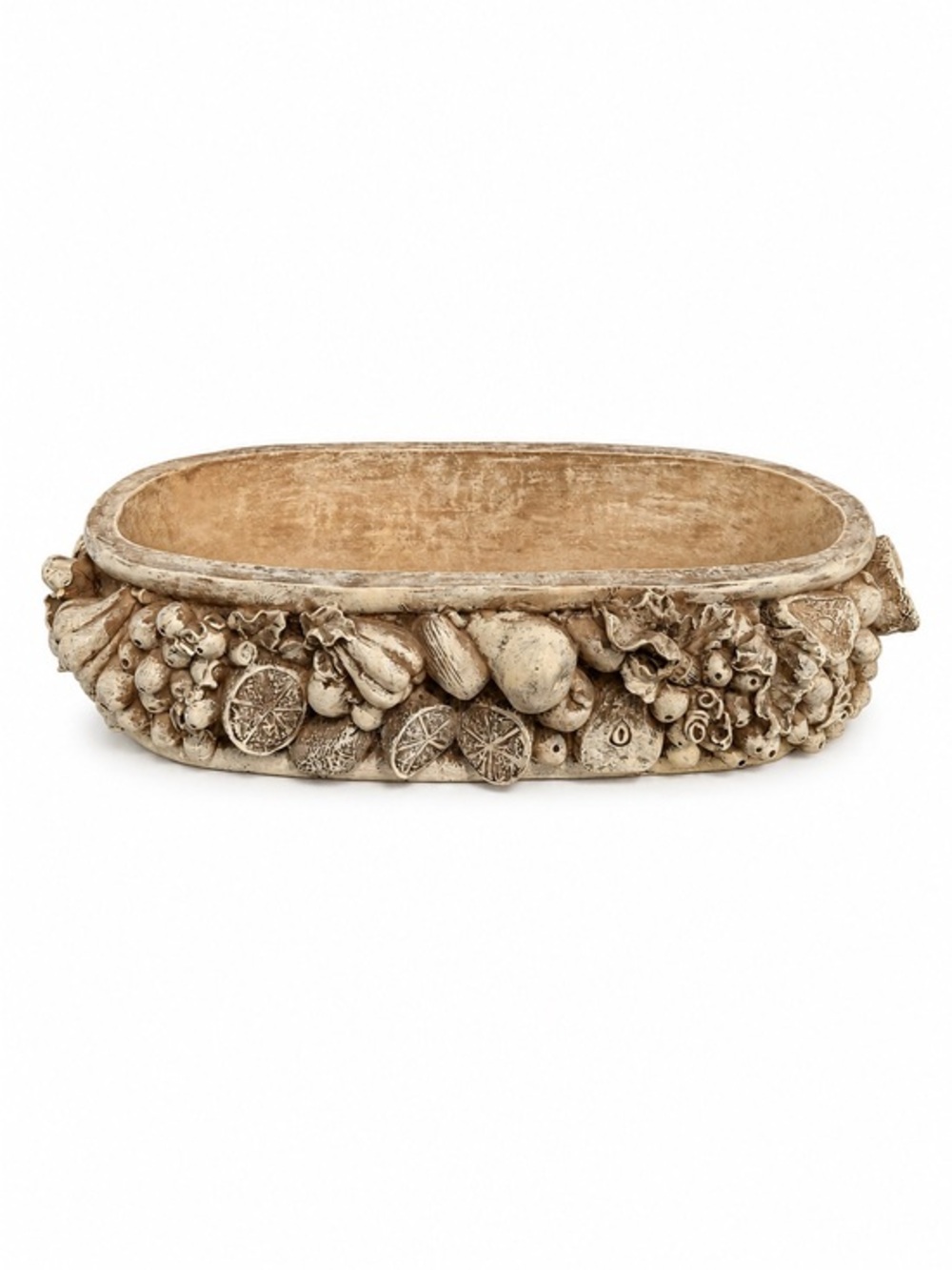 Vintage Italian Style Cast Resin Fruit Centerpiece Bowl 💕